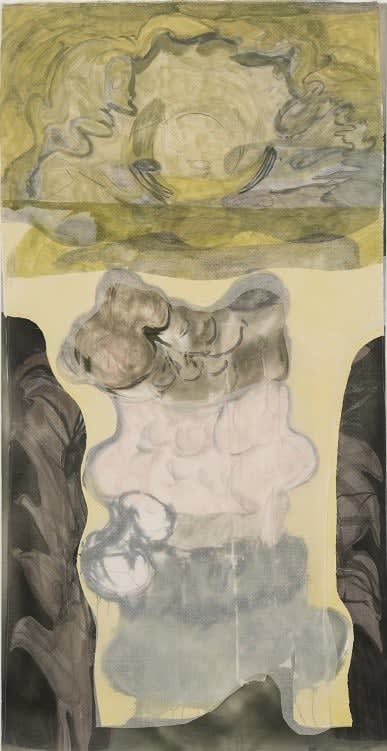 Jeanne Gaigher, mind, middle, sensations choking with expectation how could things be otherwise a world evolving according to it’s own rhythms responsive life a sequence from the back to the front, 2023
