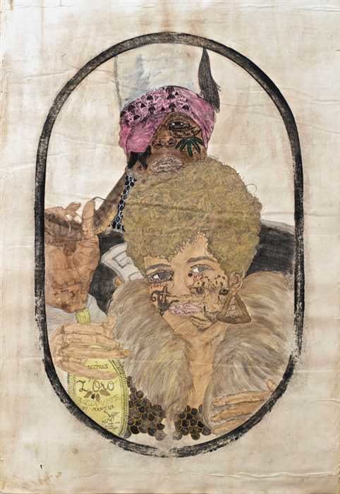 Umar Rashid (Frohawk Two Feathers), Comely Gigi with the Tattooed Eyelids, 2010