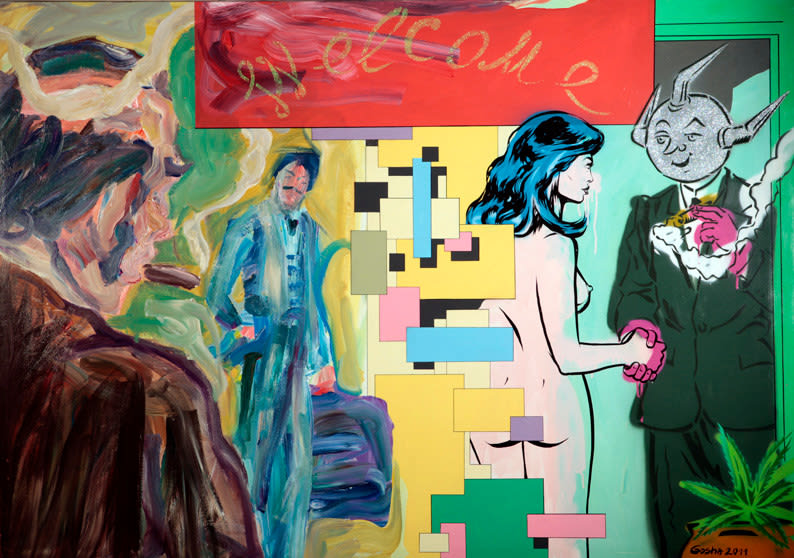Georgy (Gosha) Ostretsov, Meeting of Russian Cosmism through trans-avantgarde, 2011