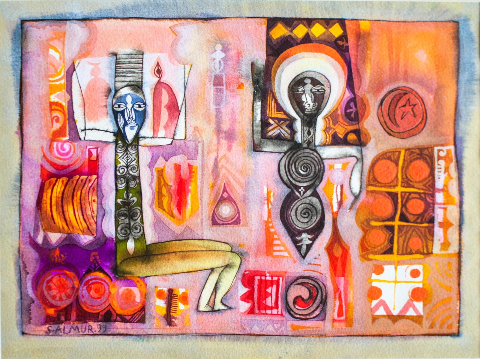 Salah Elmur, Untitled XVII, 1999