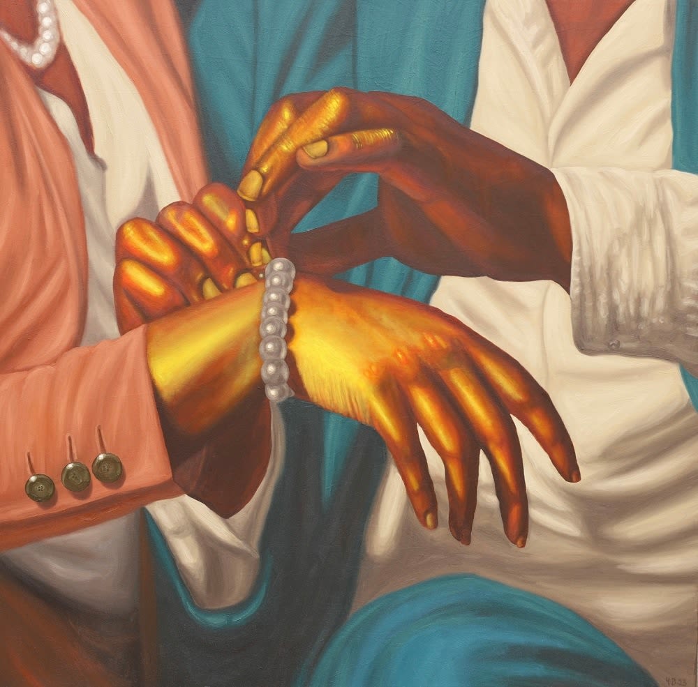 Barry Yusufu, A Bracelet of Pearls for you, 2023
