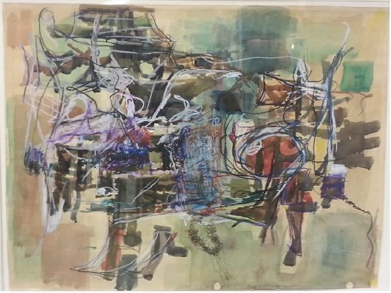 Avigdor Stematsky, Absrtact Composition, 1959