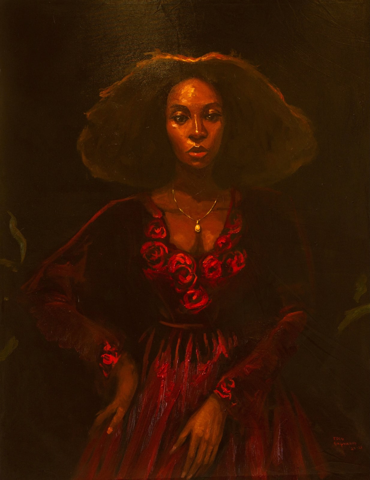 Tega Akpokona, Christmas Dress, 2019