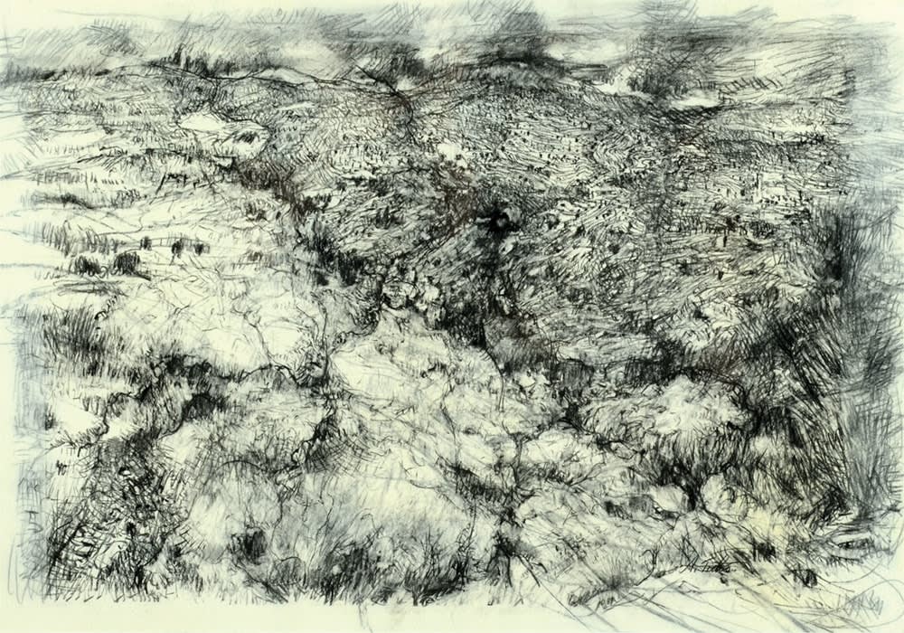 Anna Ticho, Jerusalem Mountain Landscape