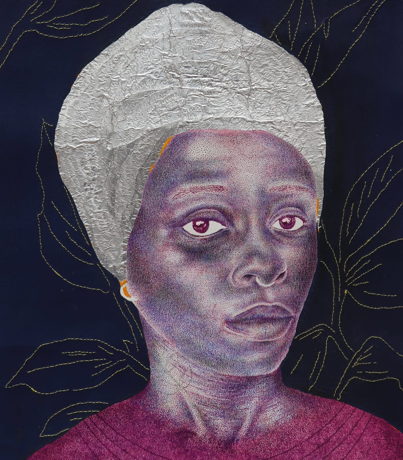 Kutlo Mabua, Timon, A Portrait of Toyin Ojih Odutola, 2021