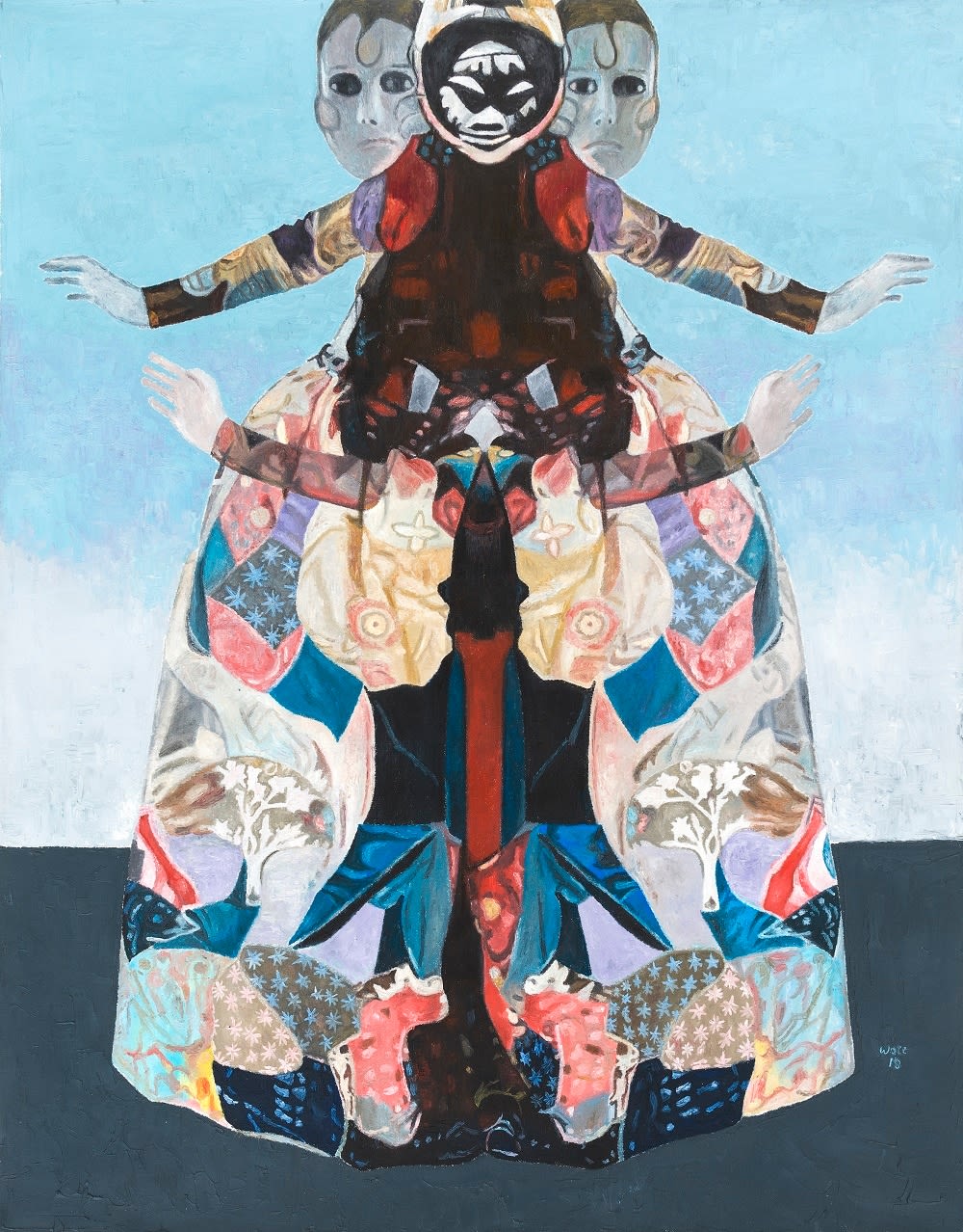 Wole Lagunju, Dreaming, 2018