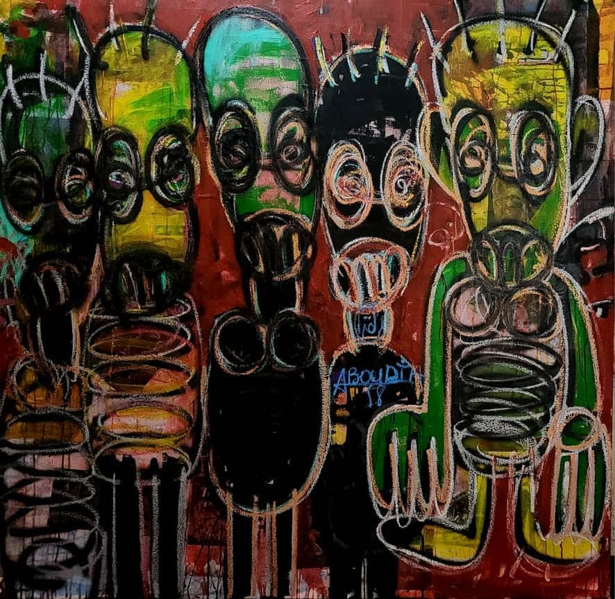 Aboudia, Untitled, 2019