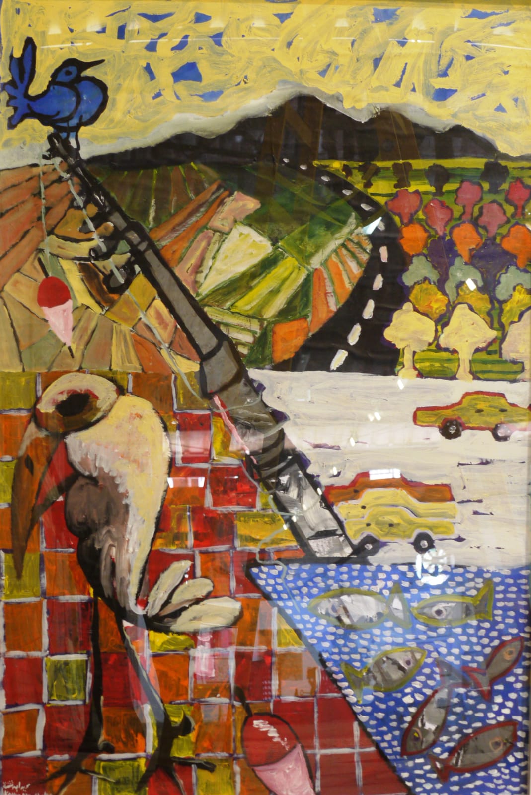 Karim Abu Shakra, Birds in a Landscape, 2011