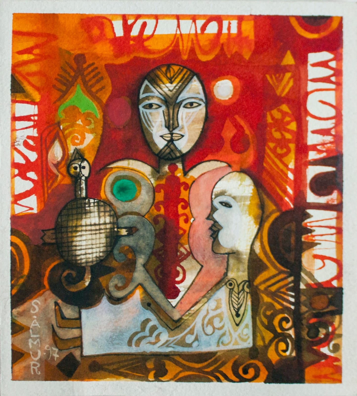 Salah Elmur, Untitled II, 1997