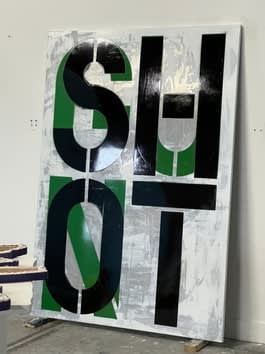 Tyrrell Winston, Shotgun (Black and Green), 2025