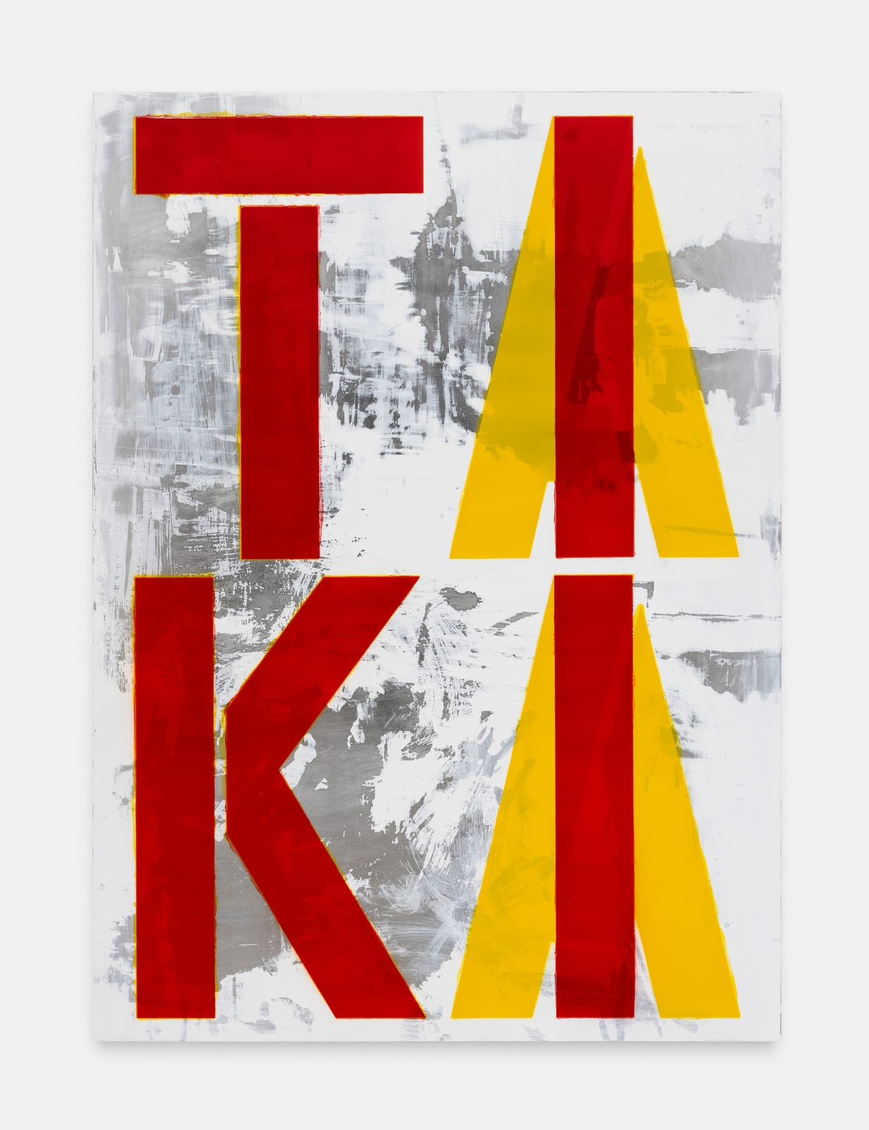Tyrrell Winston, Tiki Taka (Red and Yellow), 2025