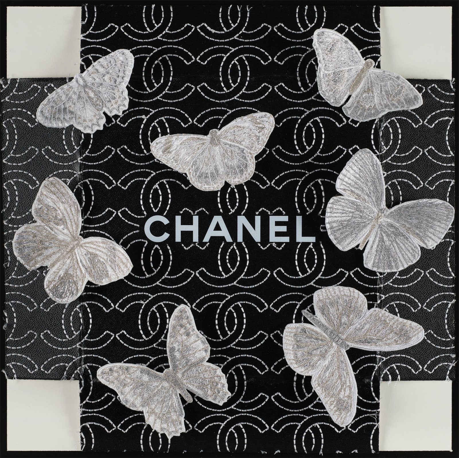 Chanel Silver Flutter