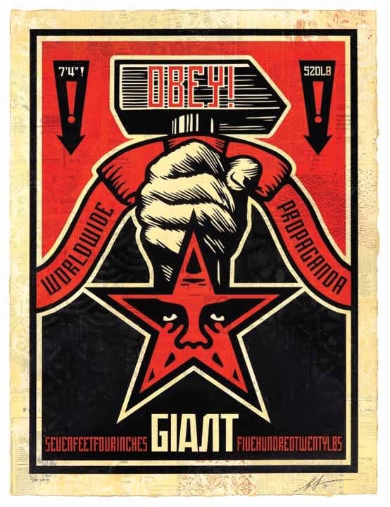 Shepard Fairey, Hammer, 2019