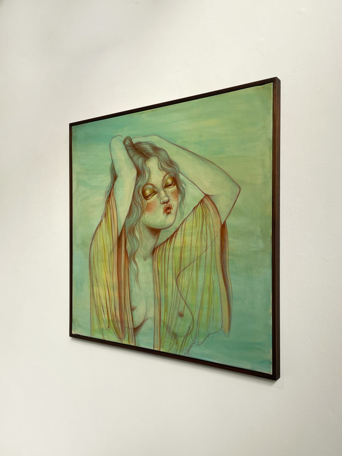 Miss Van, Nude in Lagoon Green, 2023