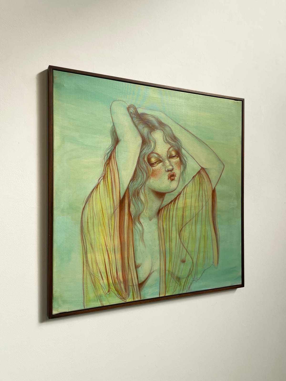 Miss Van, Nude in Lagoon Green, 2023