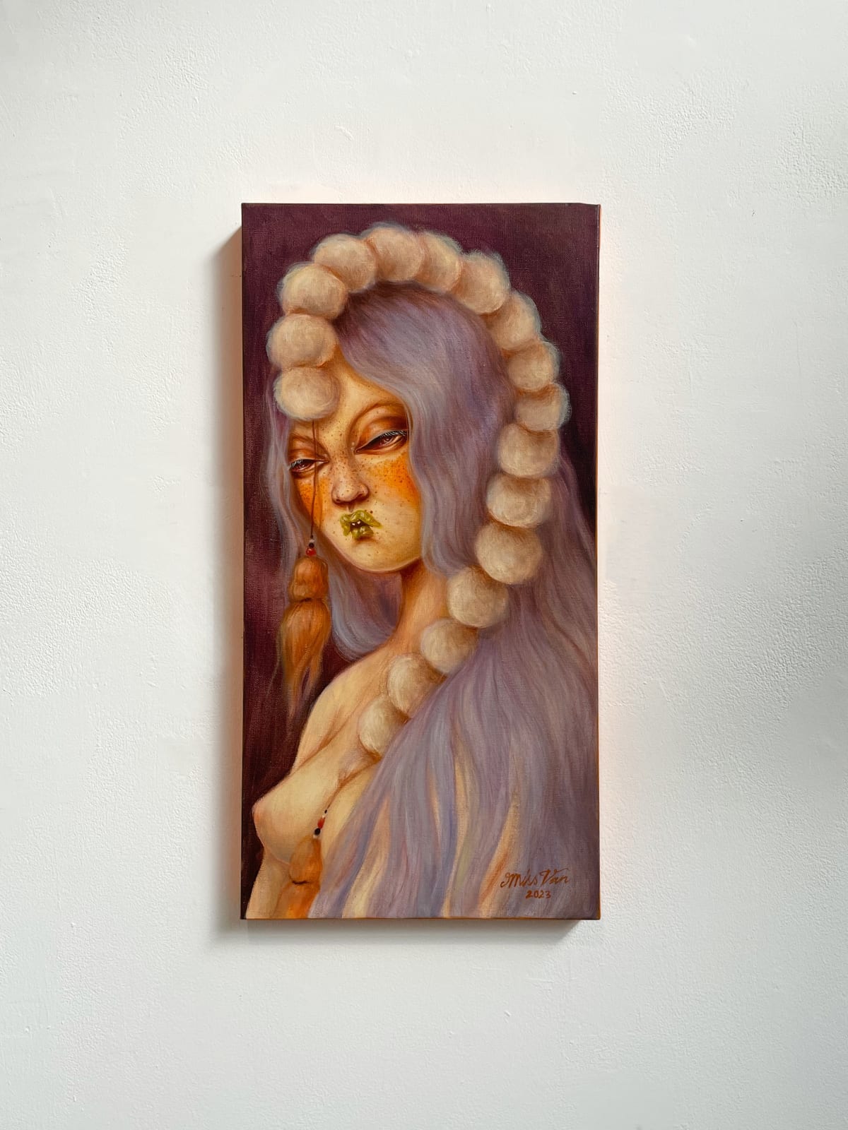 Miss Van, White Pompom Muse II, 2023