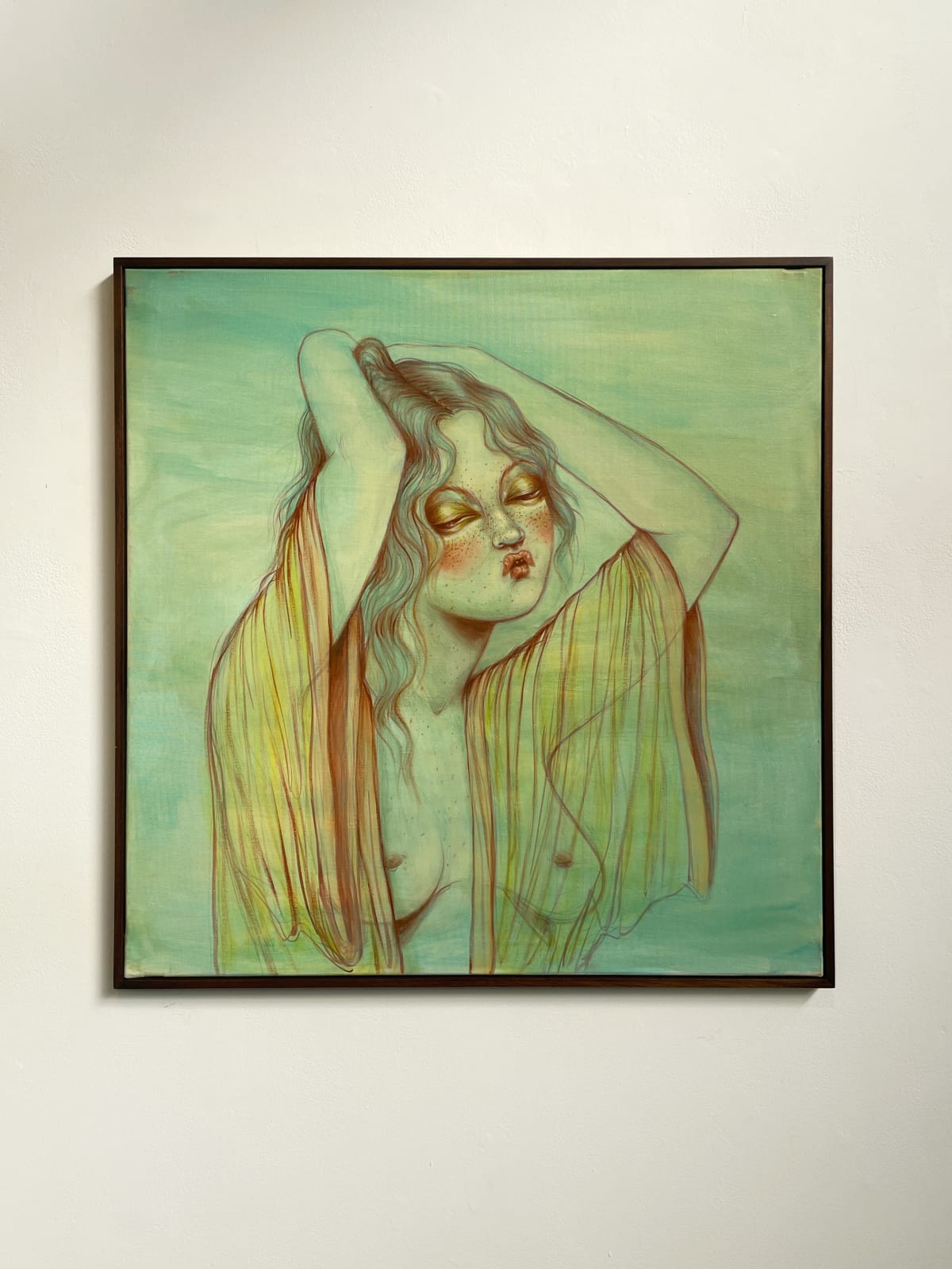 Miss Van, Nude in Lagoon Green, 2023