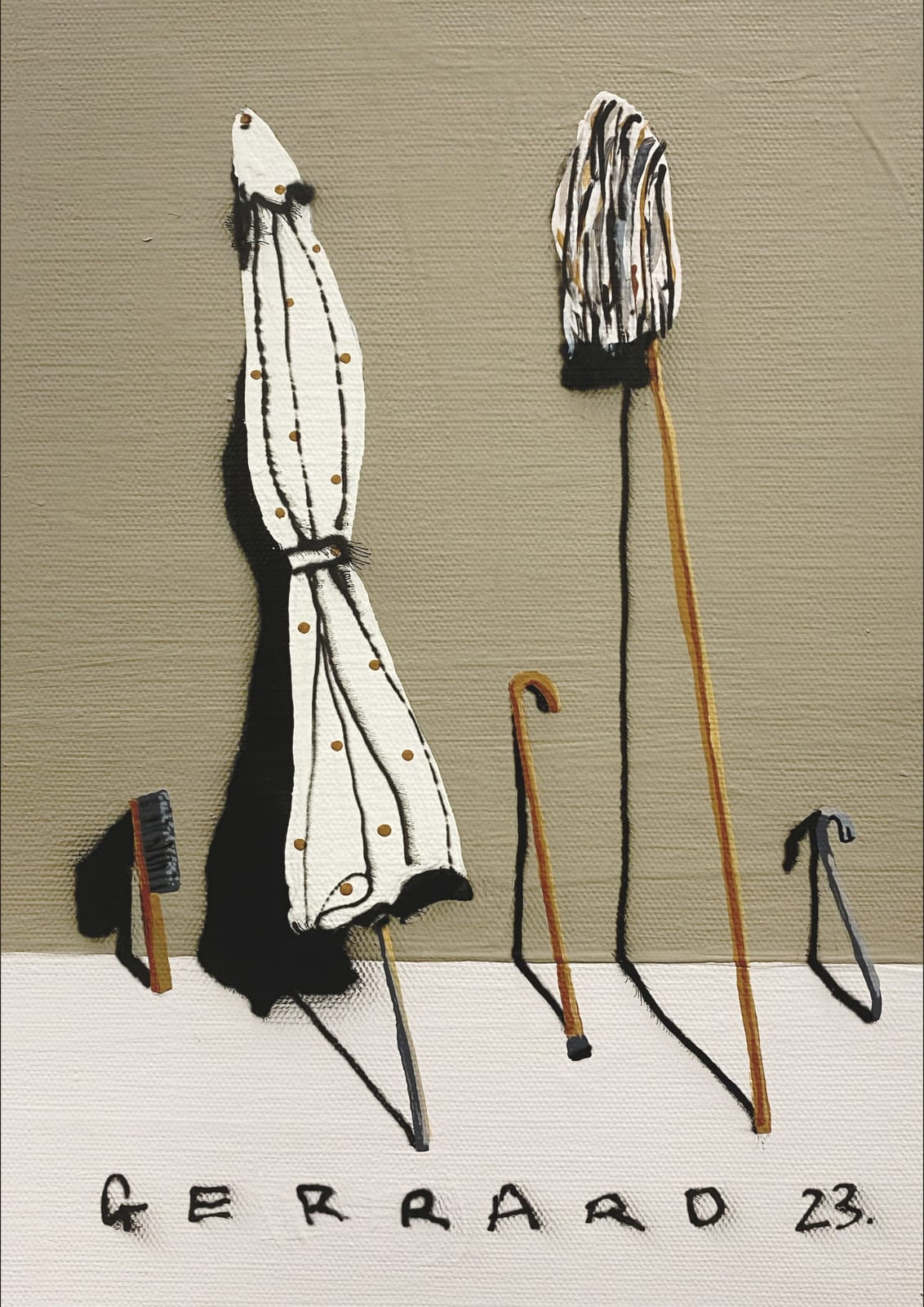 Tom Gerrard, 5 household items, 2023