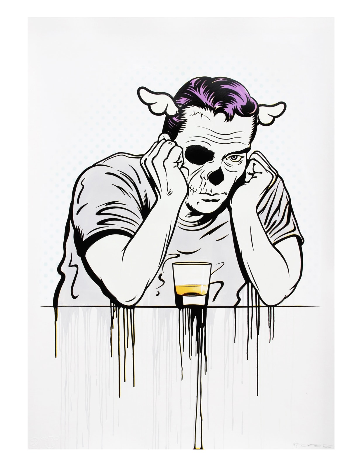 D*Face, Left For Dead HPM Lilac Grey, 2021