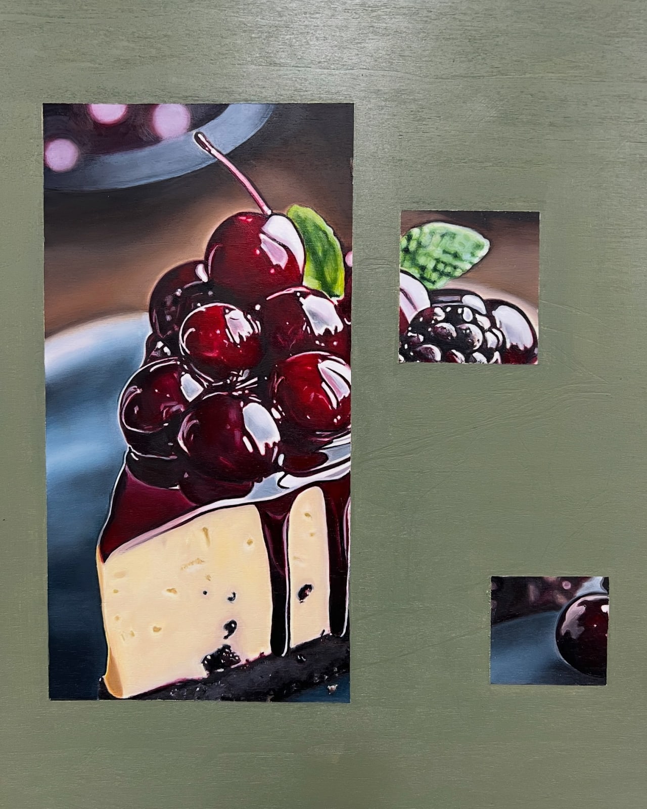 Zoe Moss, Black Forest Cheesecake , 2024