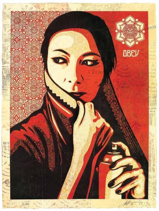 Shepard Fairey, Commanda, 2019