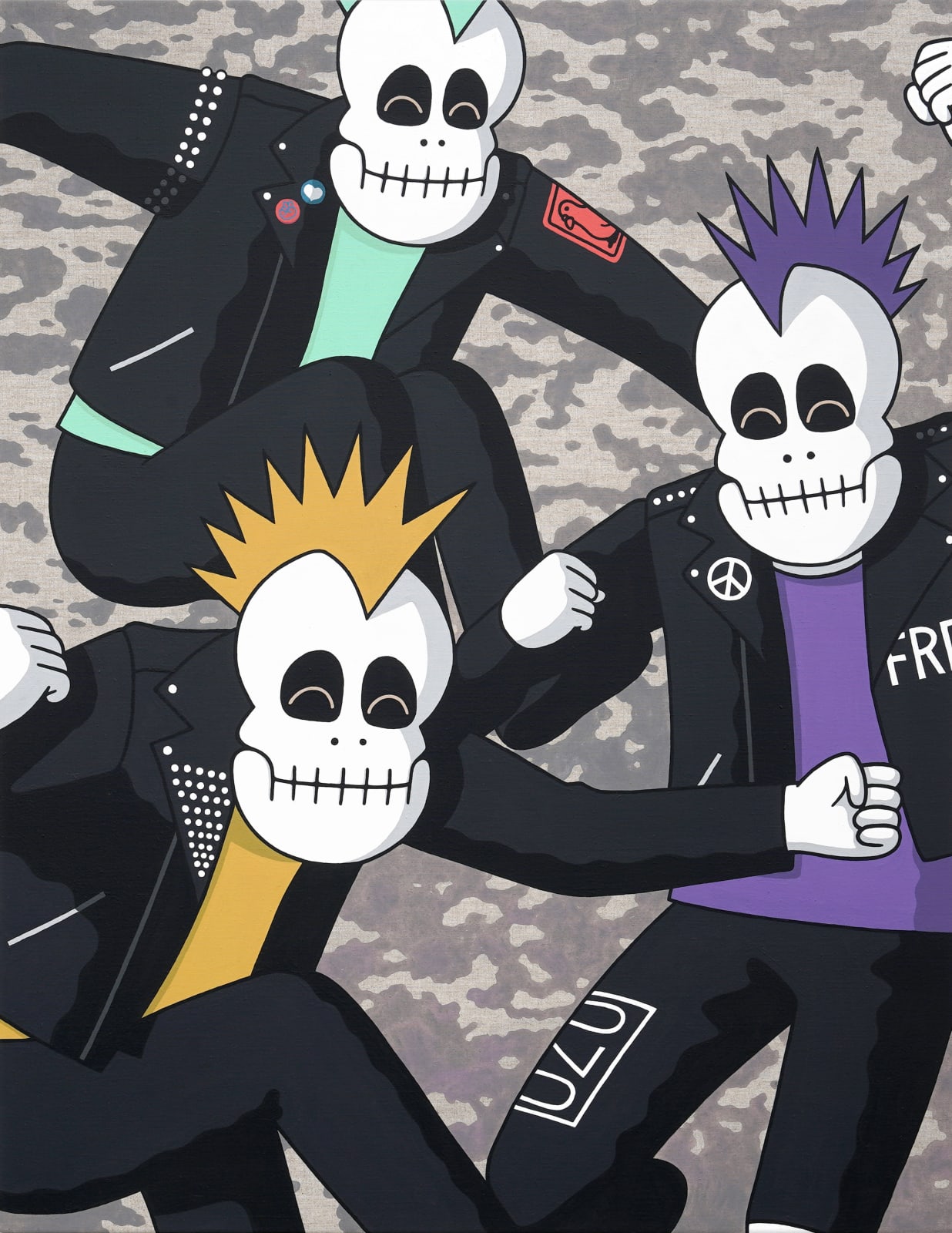 Jun Oson, Three Punks 2, 2023