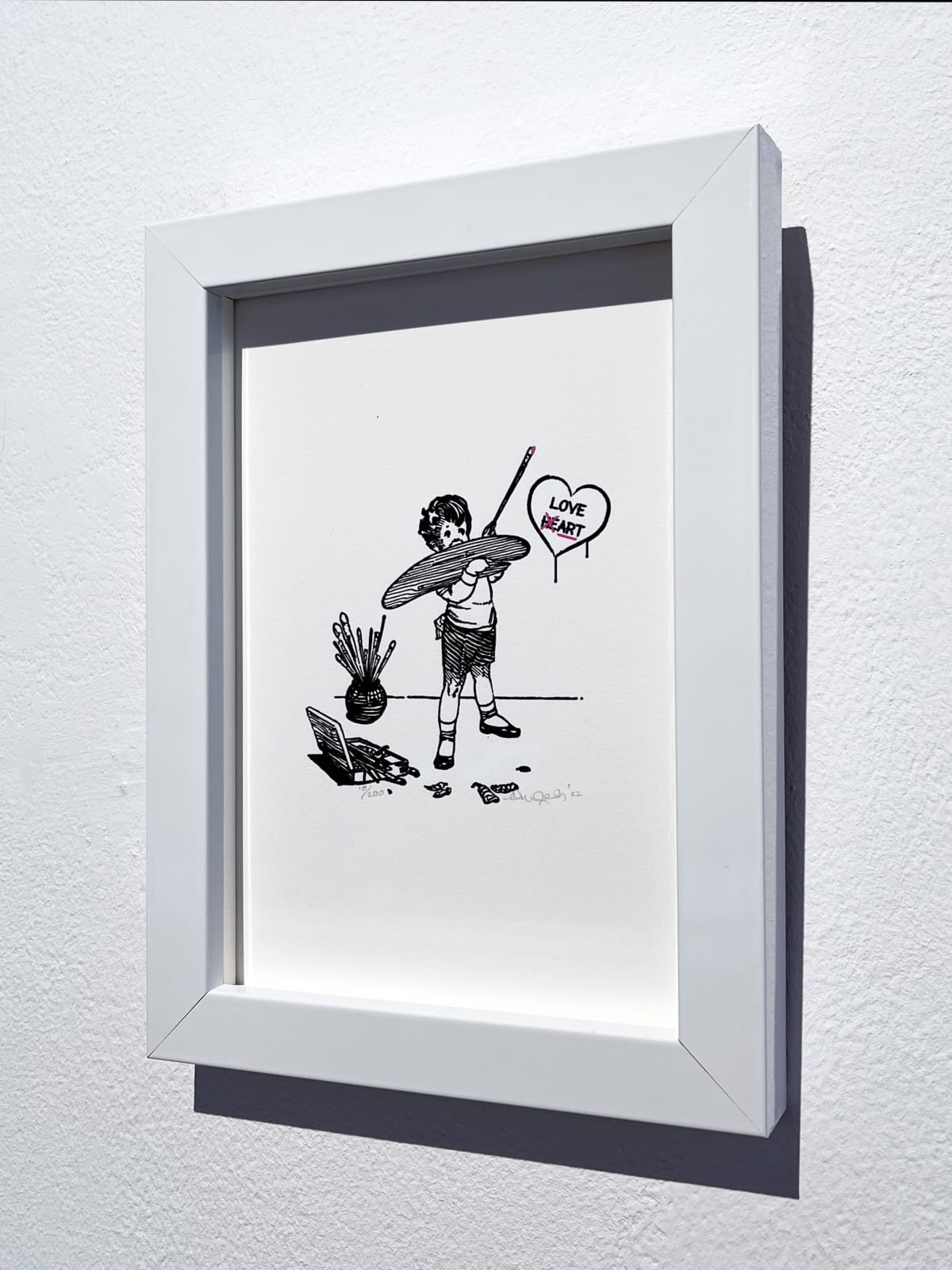 Ceal Warnants, Love Heart (Unframed), 2022