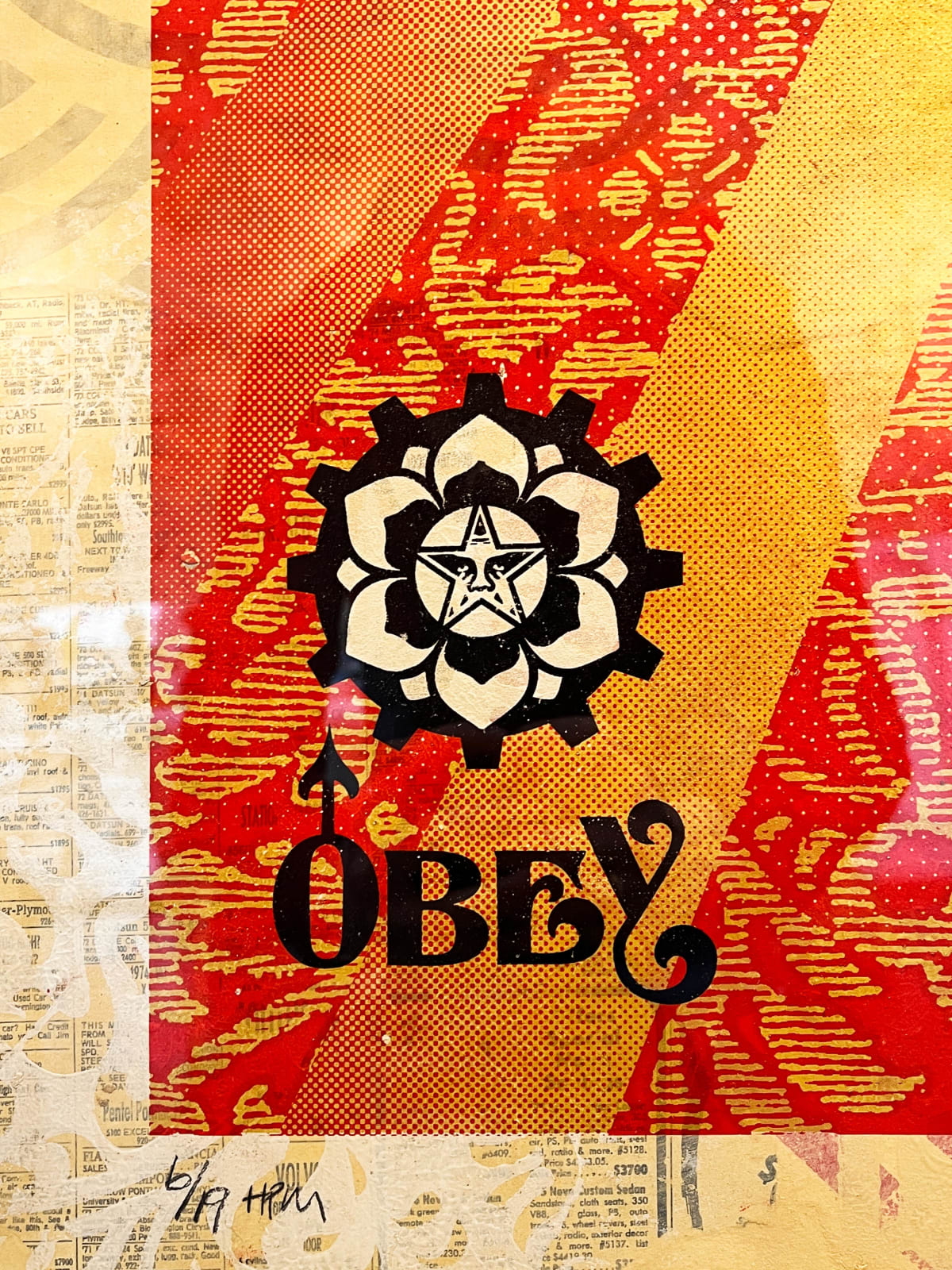 Shepard Fairey, Rose Shackle, 2019