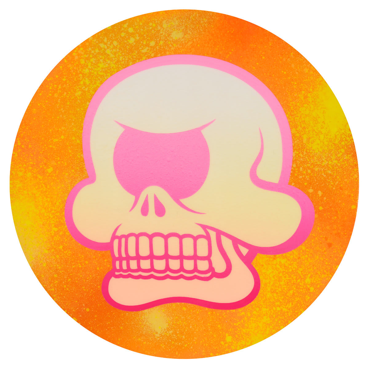 Buff Monster, Orange Skull, 2024