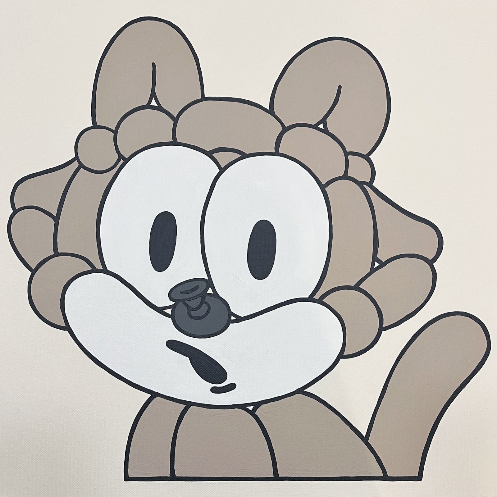 FRAGILE, Frat Pastel Cat Beige, 2022