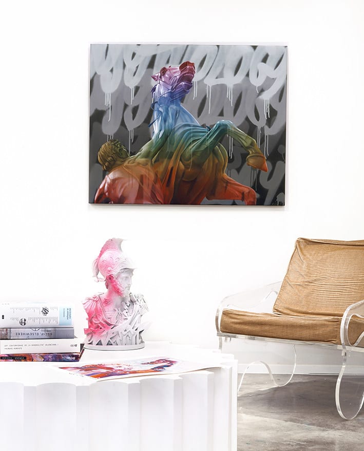 PichiAvo, Warrior Riding a Horse Chromata , 2025