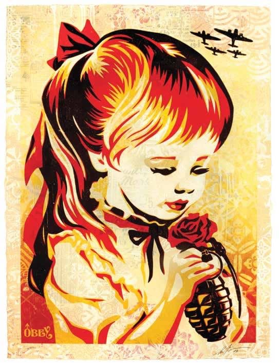 Shepard Fairey, War by Numbers, 2019