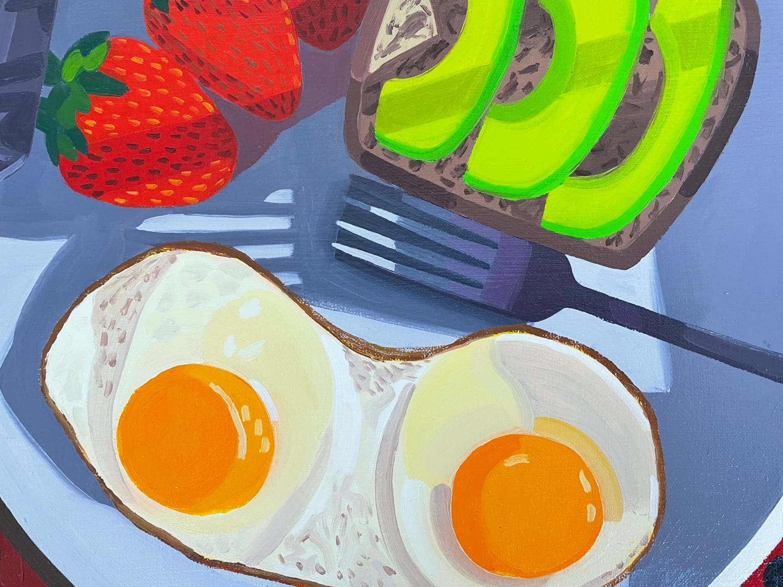 Helena Wurzel, Fried Eggs, 2024