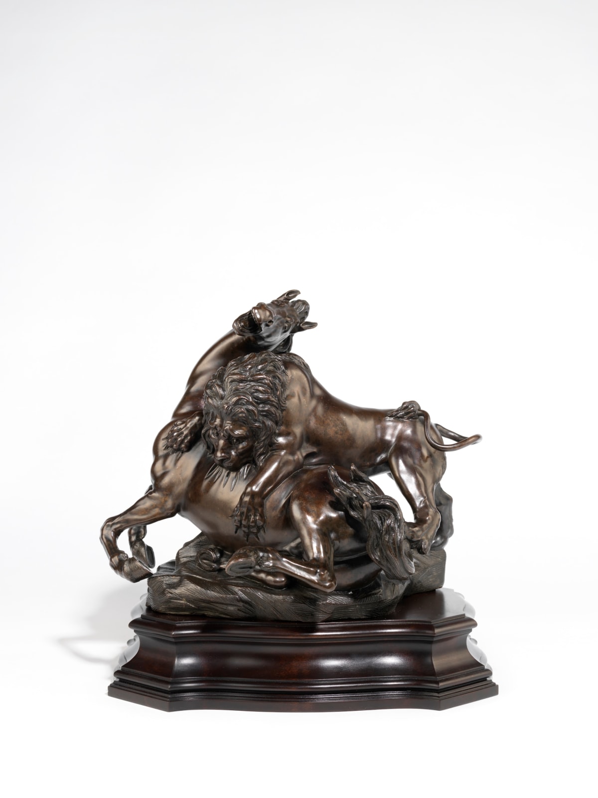 Giovan Battista Foggini, A Lion Attacking a Horse, Modelled c. 1580-1590; this cast c. 1700