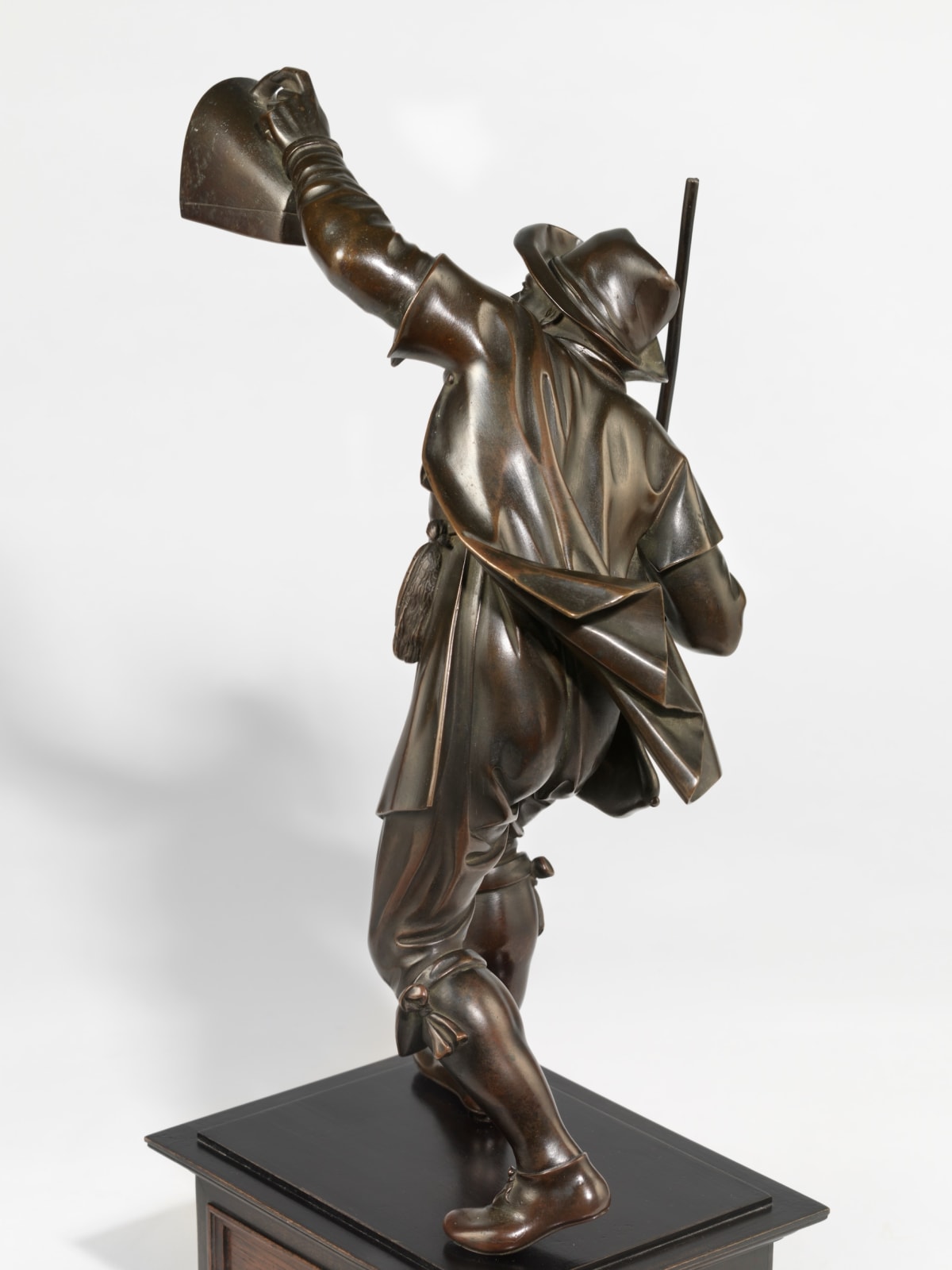 Antonio Susini, Figure of a birdcatcher or fowler, Model conceived c. 1580; this example cast c. 1580-1600