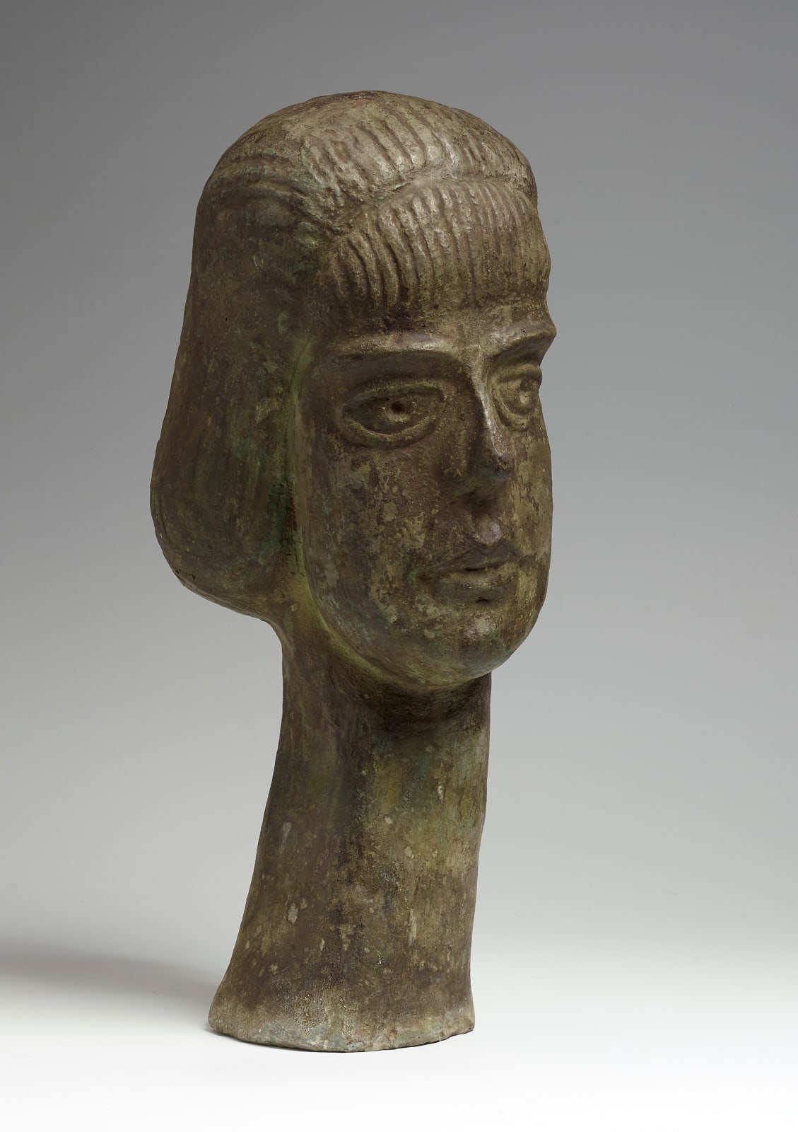 Alexander Archipenko, Bust of a Young Girl (Portrait de Mlle S.), 1909