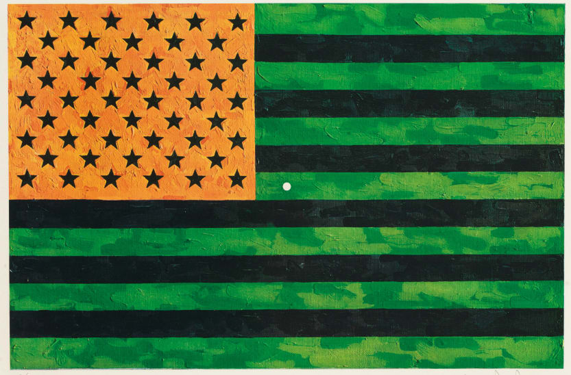 Jasper Johns, Flag (Moratorium), 1969