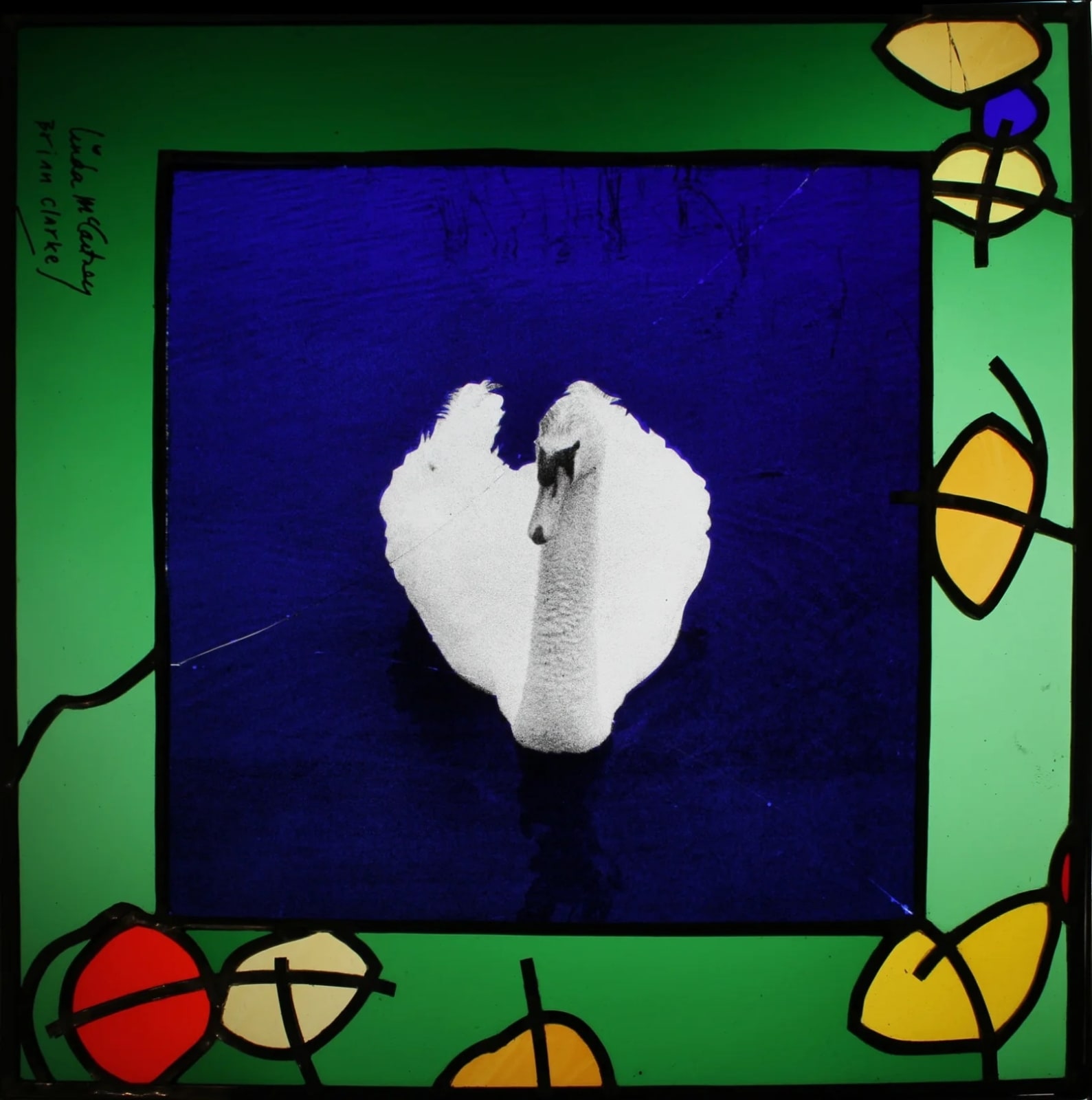Brian Clarke and Linda McCartney, Untitled (Swan), 1994
