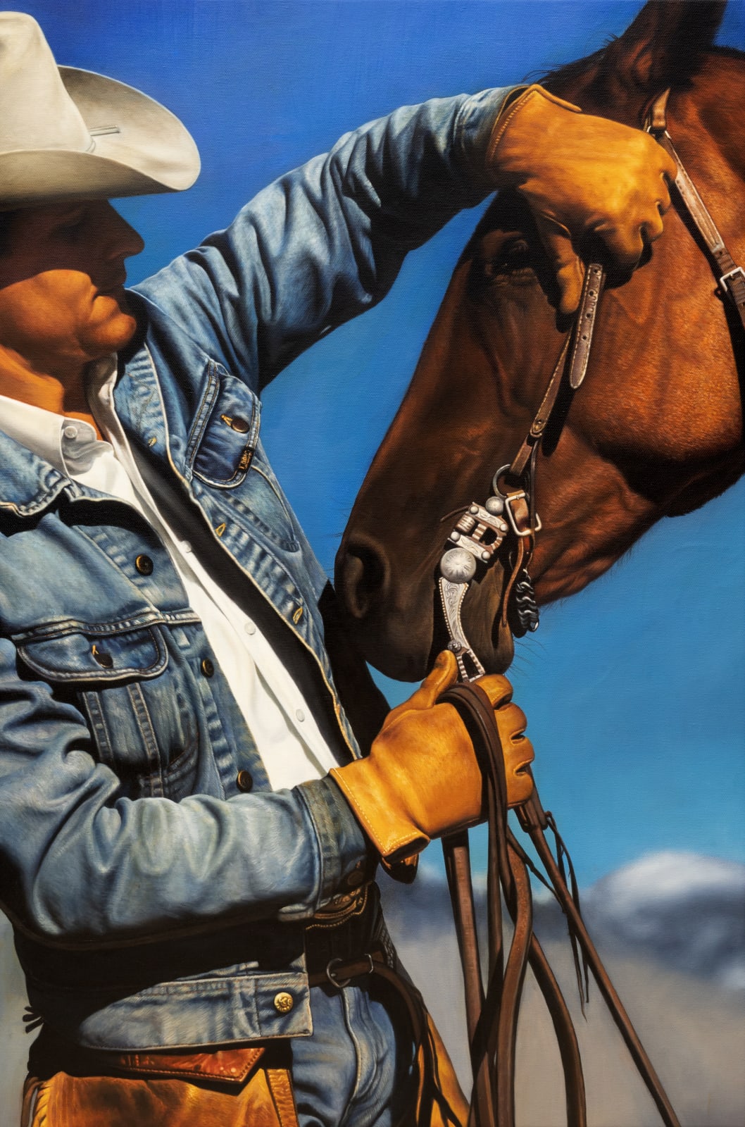 Hannes Schmid, Cowboy 22 (bridling horse), 2017