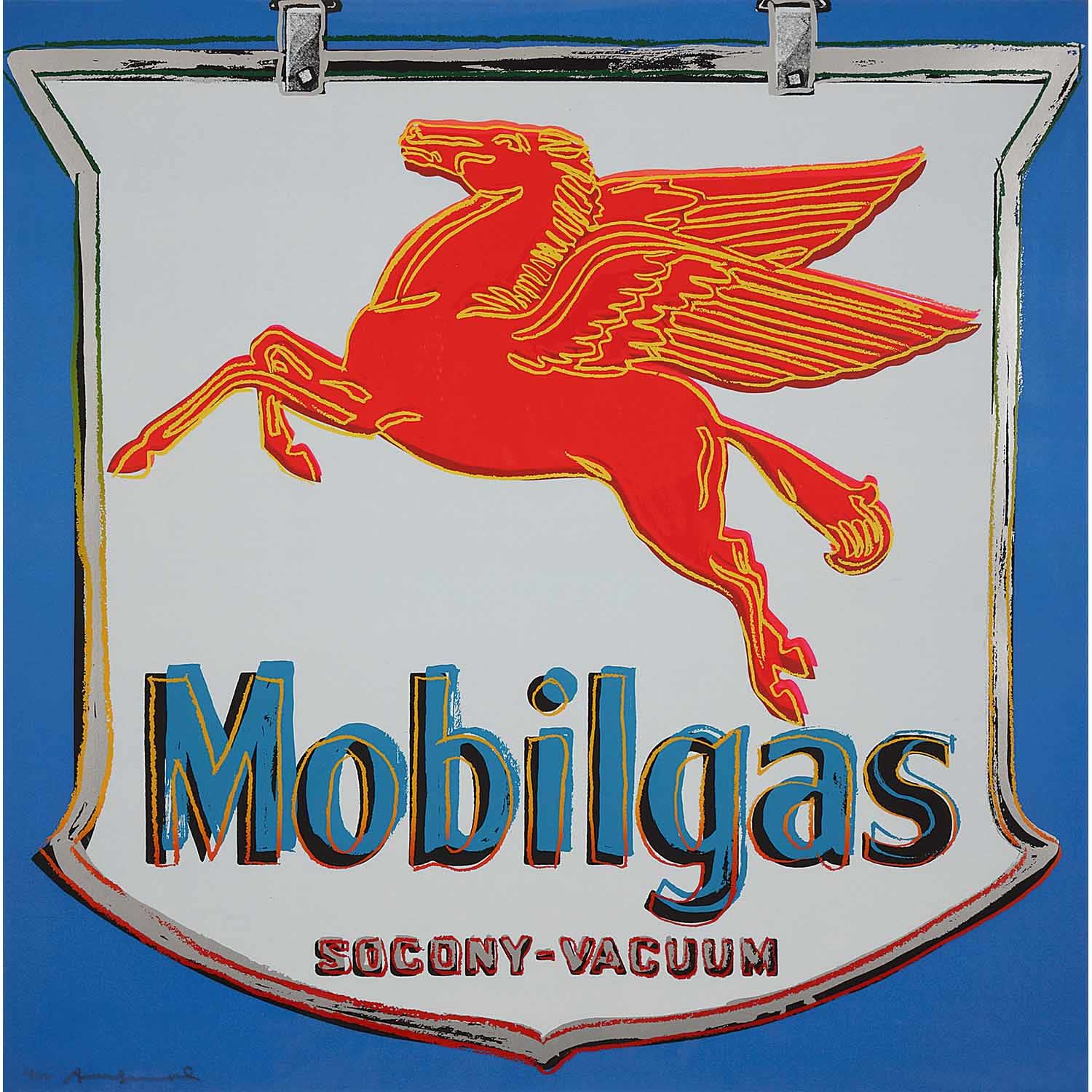 Andy Warhol, Mobil, from Ads, 1985