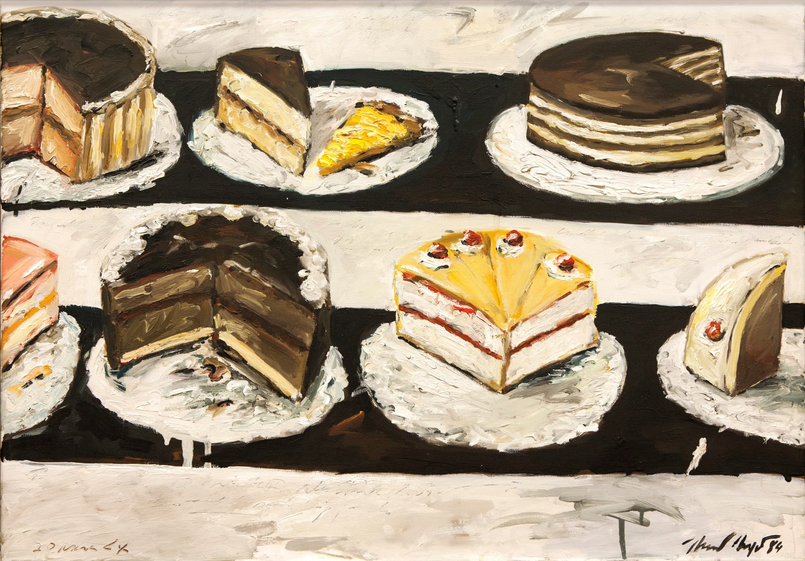 Heiner Meyer, Bakery Hommage an Thiebaud_, 1984