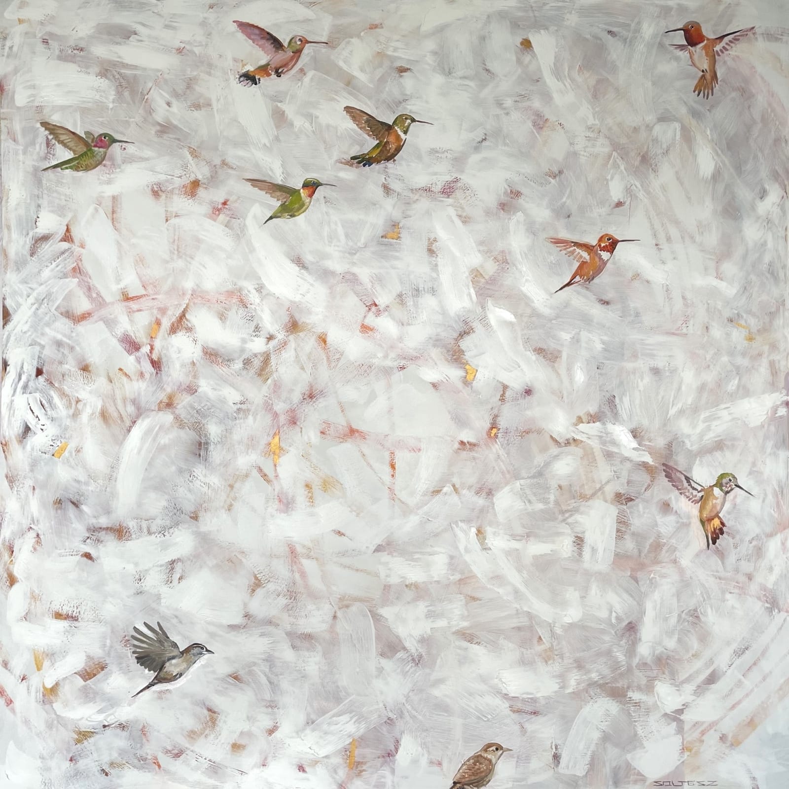 Tom Soltesz, Humming Birds, 2023