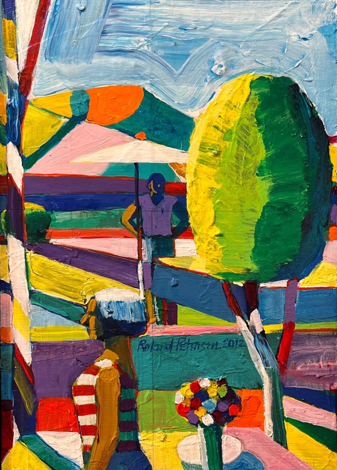 Roland Petersen, Figures In A Landscape, 2012