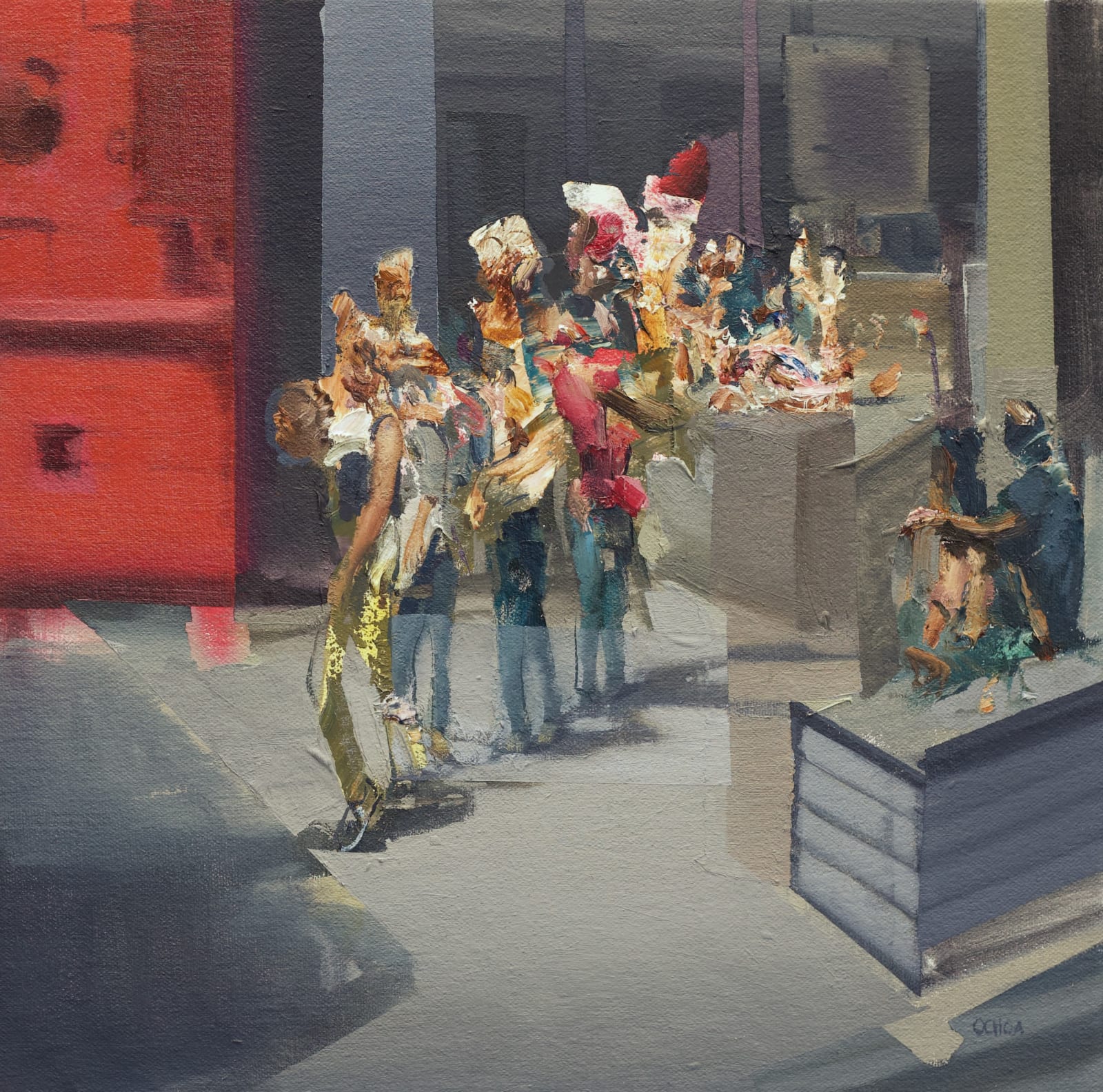 Daniel Ochoa, Times Square Study 8-6-22