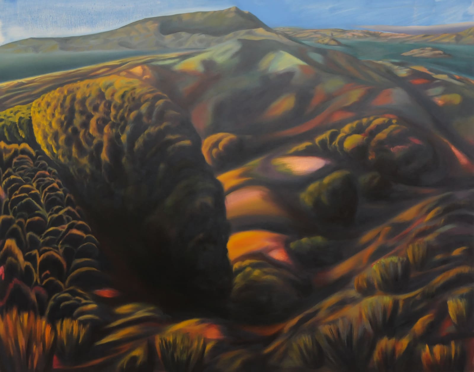 Katrina Magowan, San Bruno Mountain Looking North