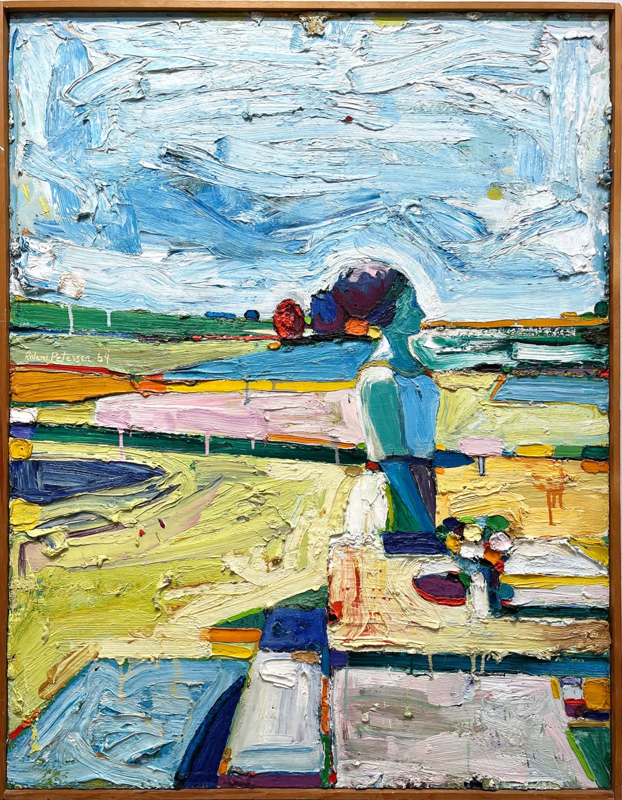 Roland Petersen, Girl With A Bouquet, 1964
