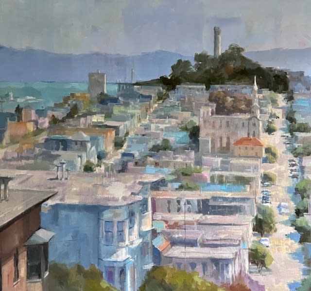 Carole Rafferty, Morning Mist / Coit Tower