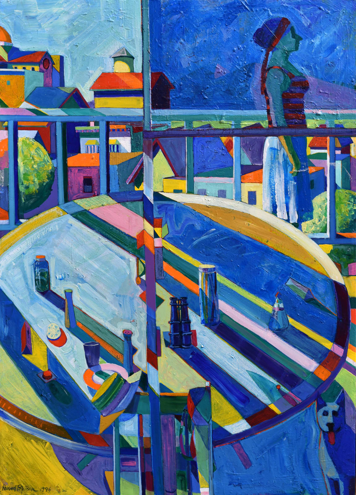 Roland Petersen, Shades of Blue, 1996