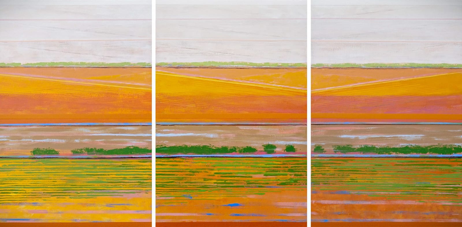 Alan Mazzetti, Flipped Fields Triptych