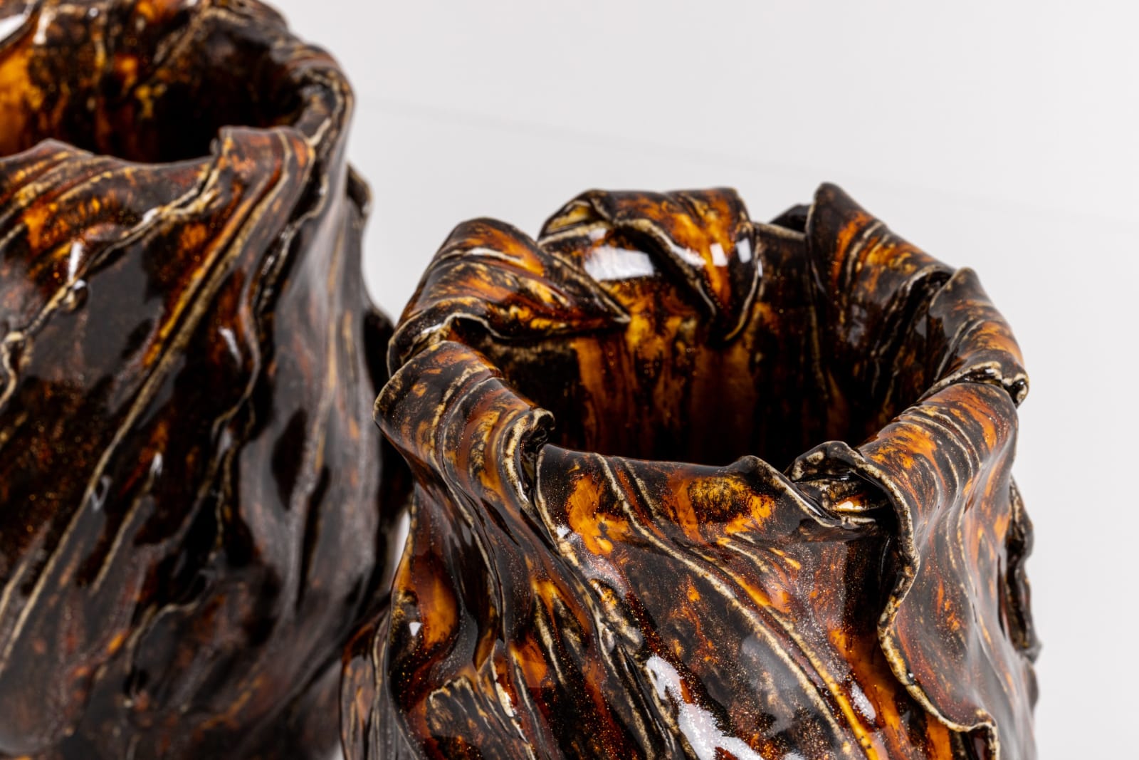 Elizabeth Blake, Autumn Leaves Vessel Pair